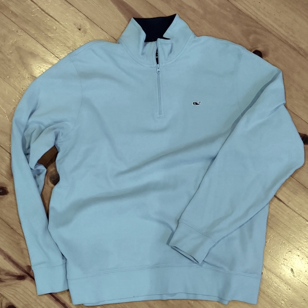 Vineyard Vines 1/4 Zip Lightweight Cotton Shirt